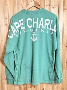 Cape Charles VA Shirt Womens M Southpointe Jersey Top Long Sleeve Destination
